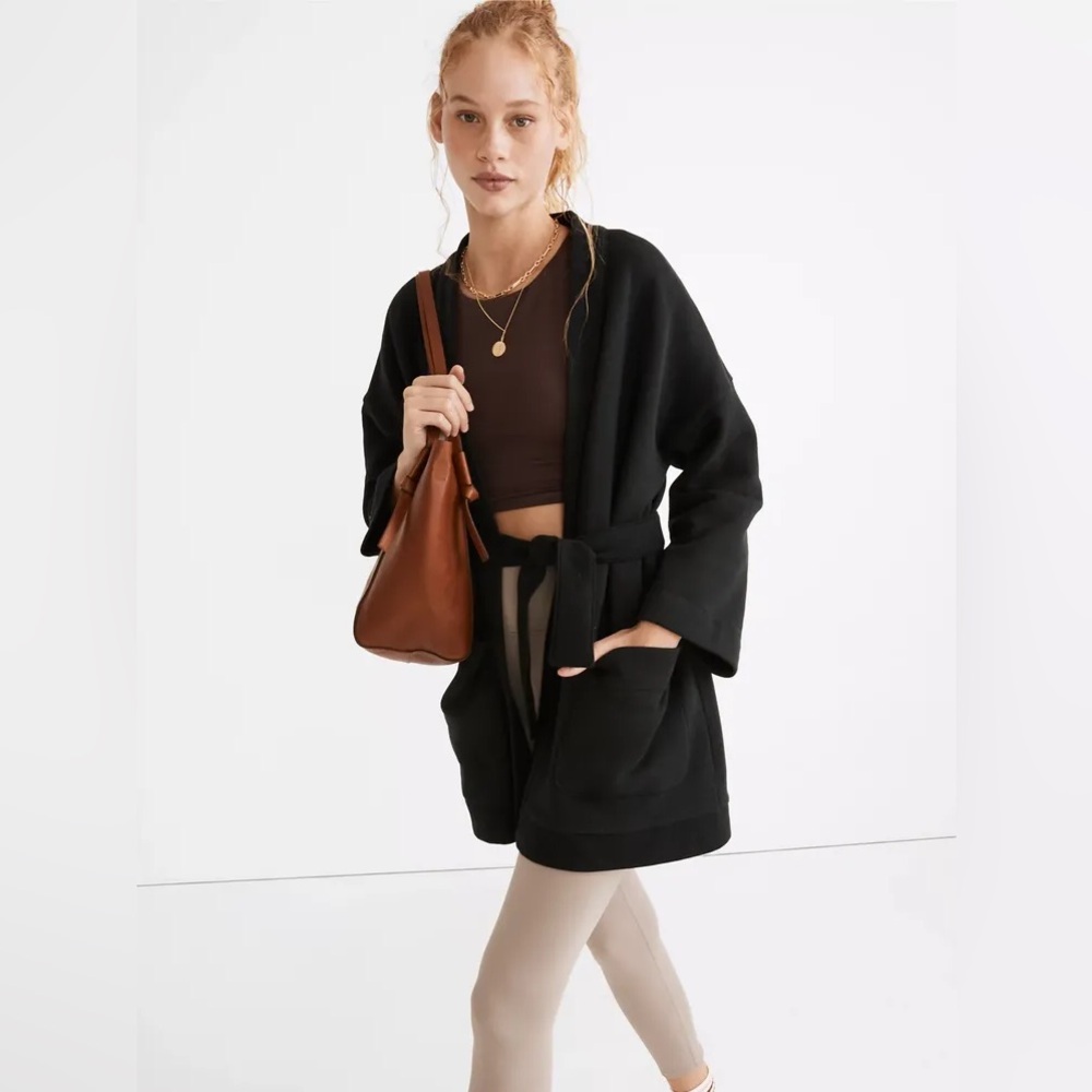 MADEWELL betterterry wrap sweatshirt